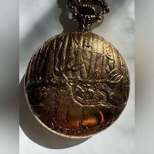 Pocket watch with chain 12K gf